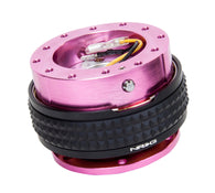 NRG Quick Release Kit - Pyramid Edition - Pink Body / Black Pyramid Ring - SRK-210PK/BK