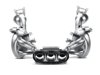 Akrapovic 10-15 Ferrari 458 Italia/458 Spyder Slip-On Line (Titanium) w/ Carbon Tips - MTP-FE458H