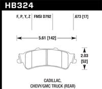 Hawk Super Duty Street Brake Pads - HB324P.673