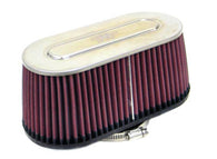 K&N Marine Engine Flame Arrestor - Oval Tapered 3.75in Flange ID / .75in Flange Length / 4in Height - 59-5005