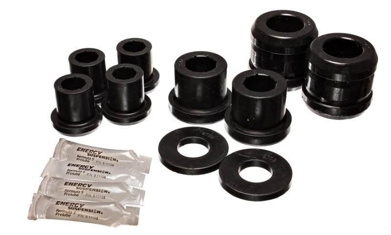 Energy Suspension 04-07 Mazda RX8 Black Front Control Arm Bushing Set - 11.3107G