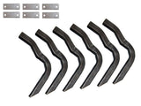 Lund 05-12 Dodge Dakota Quad Cab EZ Running Board Mounting Bracket Kit - Brite - 300056