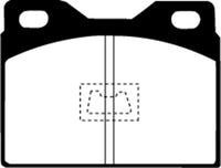 EBC 76-85 Porsche 924 2.0 Greenstuff Front Brake Pads - DP2220