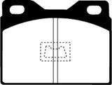 EBC 76-85 Porsche 924 2.0 Redstuff Front Brake Pads - DP3220C