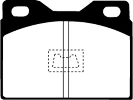 EBC 76-85 Porsche 924 2.0 Yellowstuff Front Brake Pads - DP4220R