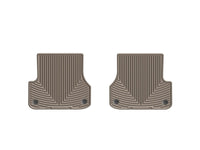 WeatherTech 12+ Audi A6/S6 Rear Rubber Mats - Tan - W301TN