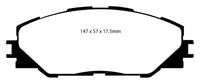 EBC 09-10 Pontiac Vibe 2.4 2WD Redstuff Front Brake Pads - DP31792C