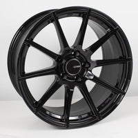 Enkei TS10 18x8.5 5x112 45mm Offset 72.6mm Bore Black Wheel - 499-885-4445BK