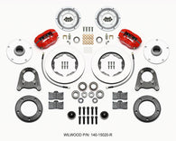 Wilwood Forged Dynalite-M Front Kit 10.75in Red 1950-1955 MG-TD/TF - 140-15020-R