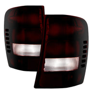 Xtune Jeep Grand Cherokee 1999-2002 OEM Style Tail Lights Red Smoked ALT-JH-JGC99-OE-RSM - 9034107