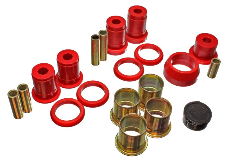 Energy Suspension 75-80 Chevy Monza Red Rear Control Arm Bushing Set w/ Thrust Washer - 3.3141R
