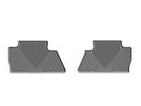 WeatherTech 14+ Chevrolet Silverado Rear Rubber Mats - Black - W311GR