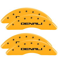 MGP 4 Caliper Covers Engraved Front & Rear MOPAR Yellow finish black ch - 32016SMOPYL