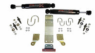 Skyjacker Dual Steering Damper Kit w/ Black Max 2007-2017 Jeep Wrangler (JK/JKU) (Use w/ JK717TR) - 8206