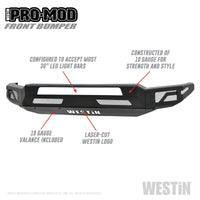 Westin 18-19 Ford F-150 Pro-Mod Front Bumper - 58-41065