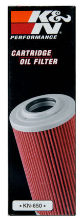 K&N 1.625in OD x 5.05in H Oil Filter - KN-650