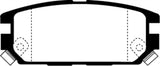 EBC 94-95 Eagle Talon 2.0 Turbo 4WD (2nd Generation)(284mm rear rotor) Ultimax2 Rear Brake Pads - UD532