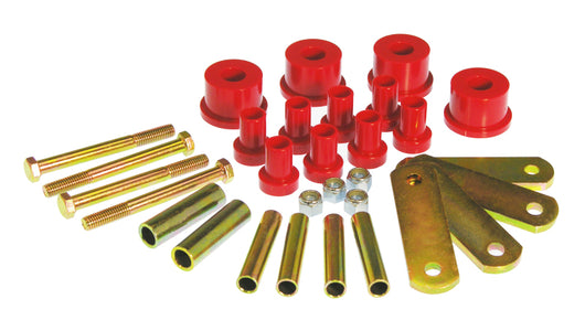 Prothane 65-76 Chrysler A Body HD Spring & Shackles Bushings - Red - 4-1015