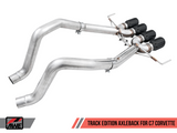 AWE Tuning 14-19 Chevy Corvette C7 Z06/ZR1 (w/o AFM) Track Edition Axle-Back Exhaust w/Black Tips - 3020-43081