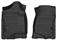 Husky Liners 07-14 Cadillac Escalade ESV/EXT Weatherbeater Black Front Floor Liners - 18201