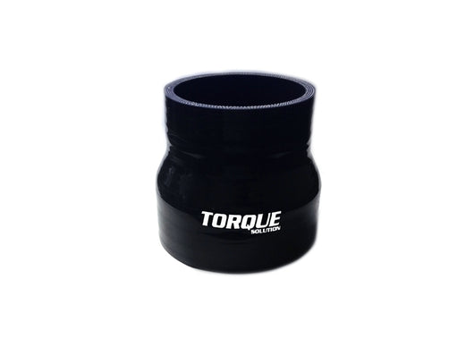 Torque Solution Transition Silicone Coupler 2.25in to 3in Black Universal - TS-CPLR-T2253BK