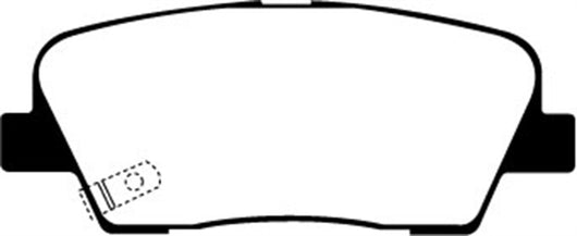 EBC 06-09 Hyundai Entourage 3.8 Yellowstuff Rear Brake Pads - DP41806R