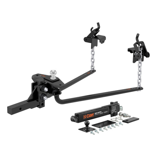 Curt Round Bar Weight Distribution Hitch Kit (10000-14Klbs 31-5/8in Bars) - 17222