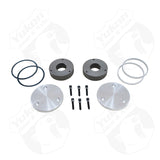 Yukon Gear Hardcore Drive Flange Kit For Dana 44 / 19 Spline Outer Stubs. Yukon Engraved Caps - YHC50007