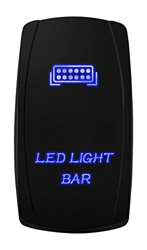 XTM Universal Rocker Switch – LED Light Bar – Blue LED