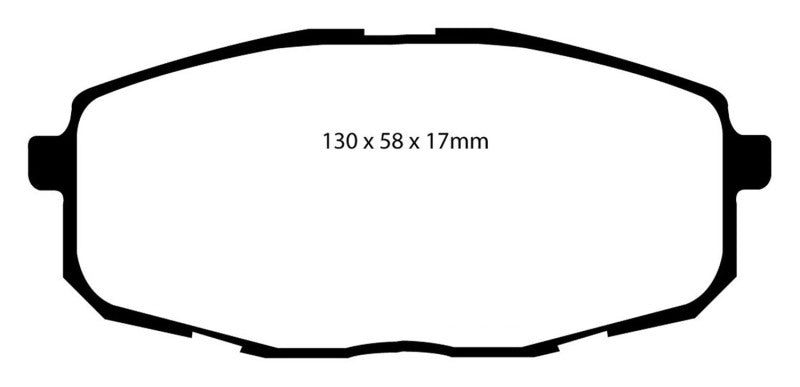 EBC 09-12 Hyundai Elantra 2.0 Touring Redstuff Front Brake Pads - DP31562C