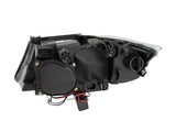 ANZO 2006-2008 BMW 3 Series E90-E91 Projector Headlights w/ Halo w/ LED Bar Chrome (CCFL) - 121336