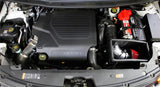 Spectre 11-14 Ford Taurus SHO 3.5L V6 F/I Air Intake Kit - Polished w/Red Filter - 9022