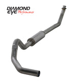 Diamond Eye KIT 4in TB MFLR RPLCMENT PIPE SGL SS: 94-02 DODGE CUMMINS 5.9L - K4212S-RP