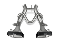 Akrapovic 14-17 McLaren 650S/650S Spyder Slip-On Line (Titanium) w/ Carbon Tips - S-MC/TI/2