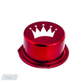 Turbo XS 15-16 Subaru WRX Billet Aluminum Vacuum Pump Cover - Red - txs-W15-VPC-RED