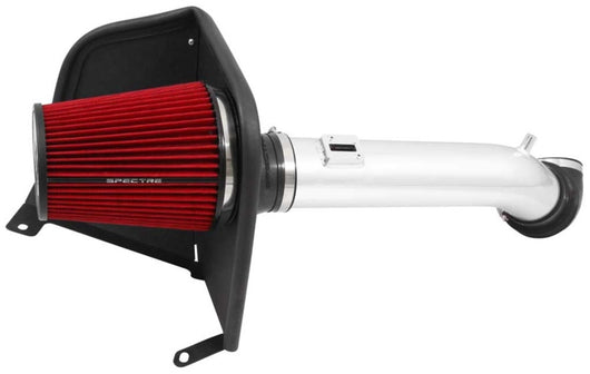 Spectre GM Silverado/Sierra 1500 4.3L Air Intake Kit - Polished w/Red Filter - 9026