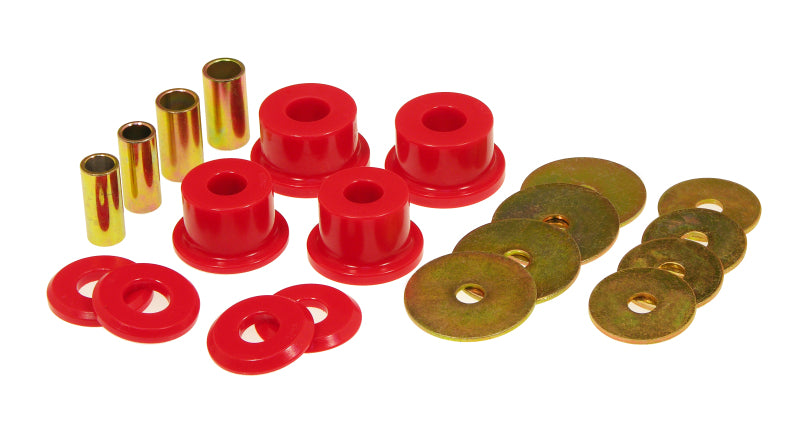 Prothane 90-94 Mitsubishi Eclipse Subframe Mount Kit - Red - 13-102
