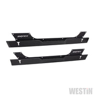 Westin/Snyper 07-17 Jeep Wrangler Rock Slider Steps - Textured Black - 42-7005
