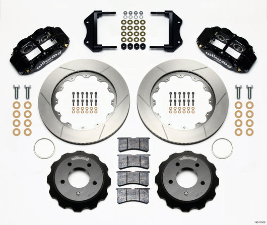 Wilwood Narrow Superlite 6R Front Hat Kit 14.00in 84-87 Corvette C4 - 140-11919