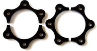BLOX Honda S2000 Racing Half Shaft Spacers - Black (Recommended for vehicles lowered 1.25in or more) - BXDL-00101-BK