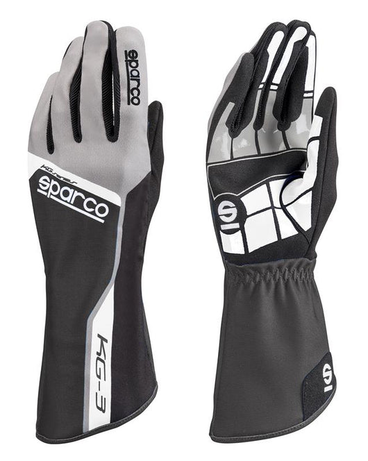 Sparco Glove Track KG3 09 Blk/Gry - 00255309NR