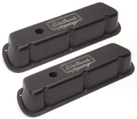 Edelbrock Valve Cover Victor Series Ford 289-302-351W CI V8 Low Black - 41253