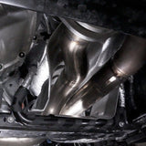 Stainless Works 2017+ Ford Raptor 3.5L 3in Exhaust Factory Connection Under Bumper - FTR17CBUB