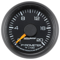 Autometer Factory Match Chevy 2-1/16in FSE 0-2000 Pyro Kit Gauge - 8345