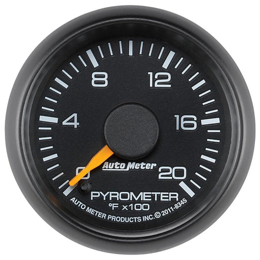 Autometer Factory Match Chevy 2-1/16in FSE 0-2000 Pyro Kit Gauge - 8345