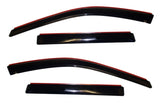 AVS 11-18 Jeep Grand Cherokee Ventvisor In-Channel Front & Rear Window Deflectors 4pc - Smoke - 194252