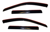 AVS 11-18 Jeep Grand Cherokee Ventvisor In-Channel Front & Rear Window Deflectors 4pc - Smoke - 194252