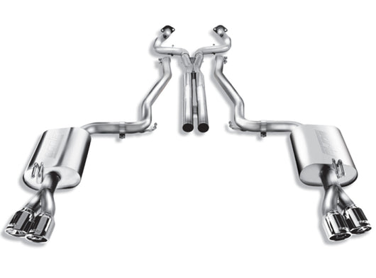 Borla 08-09 Pontiac G8/GT 6.0L 8cyl SS Catback Exhaust w/ X Pipe - 140287
