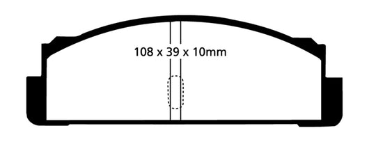 EBC 68-83 Fiat 124 1.6 Greenstuff Rear Brake Pads - DP2130