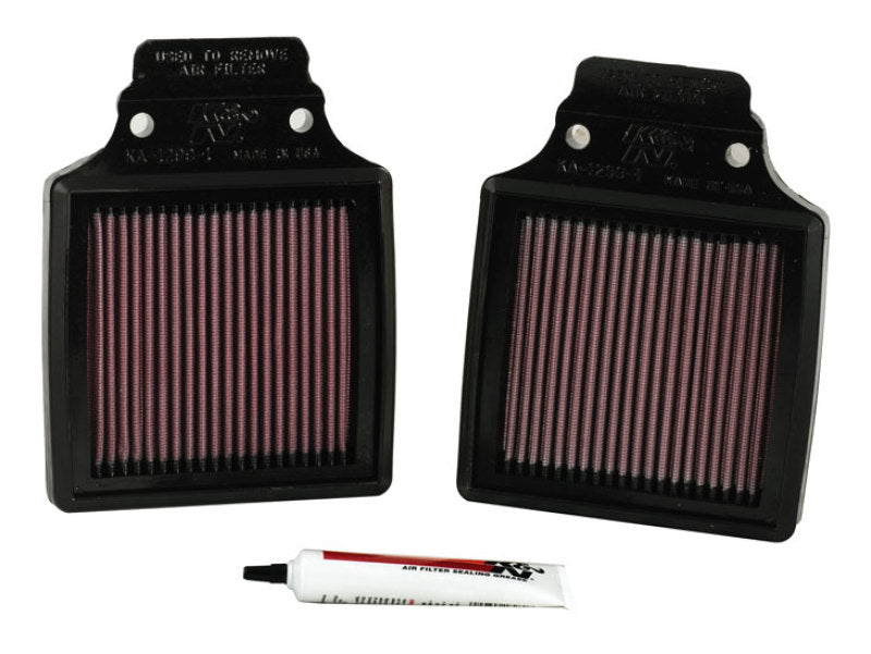 K&N 00-06 Kawasaki ZX12R Ninja Replacement Air Filter (2 Per Box) - KA-1299-1